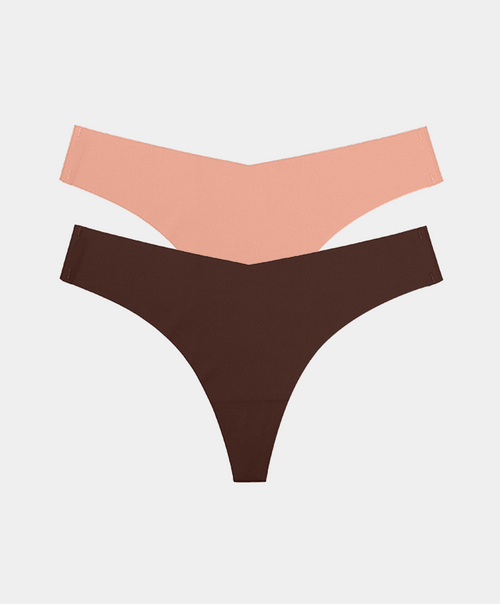 Pack 2 Laser Cut Thongs