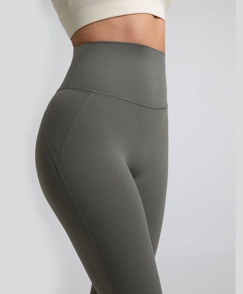 Leggings Cintura Compresiva Oliva