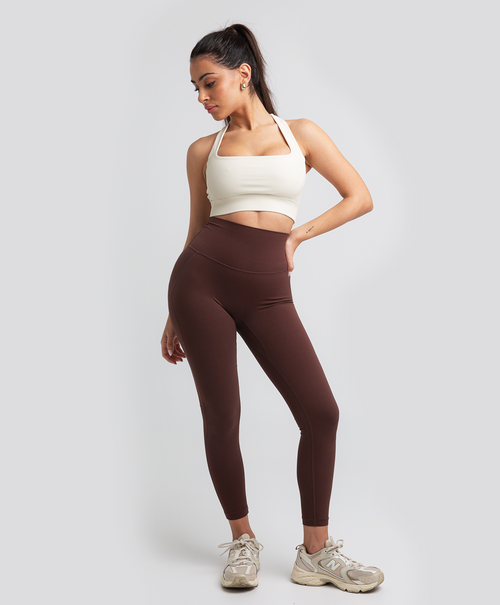 Leggings Cintura Compresiva Chocolate