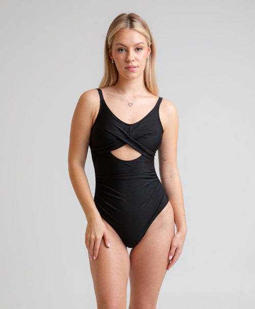 Bañador reductor Cut Out Negro