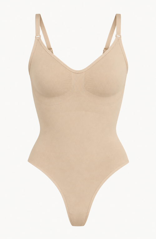 Thong Shaping Bodysuit – Beige