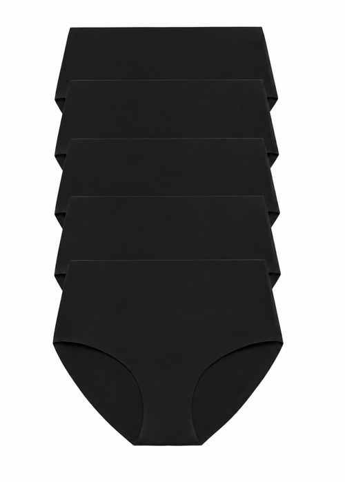 Pack black 3 laser cut shaping panties