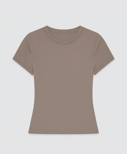 Camiseta modal premium moca