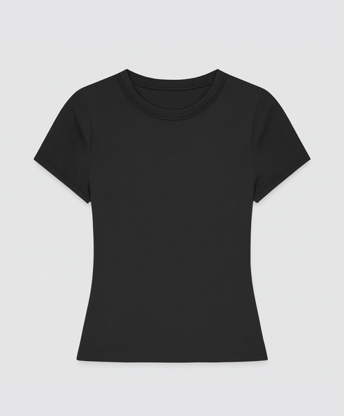 Camiseta modal premium negra