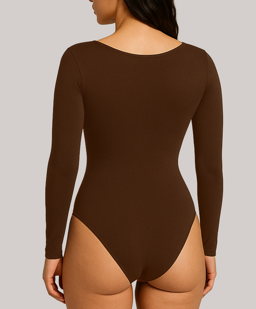Black reducing bodysuit