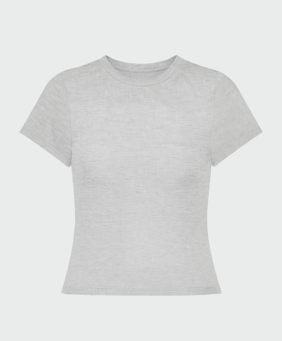 Camiseta modal premium gris