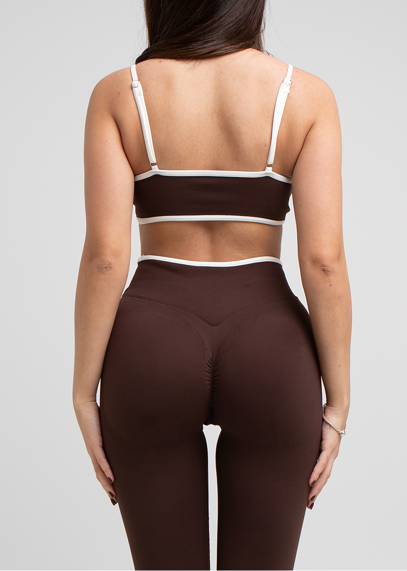 Sujetador Deportivo Sculpt Chocolate