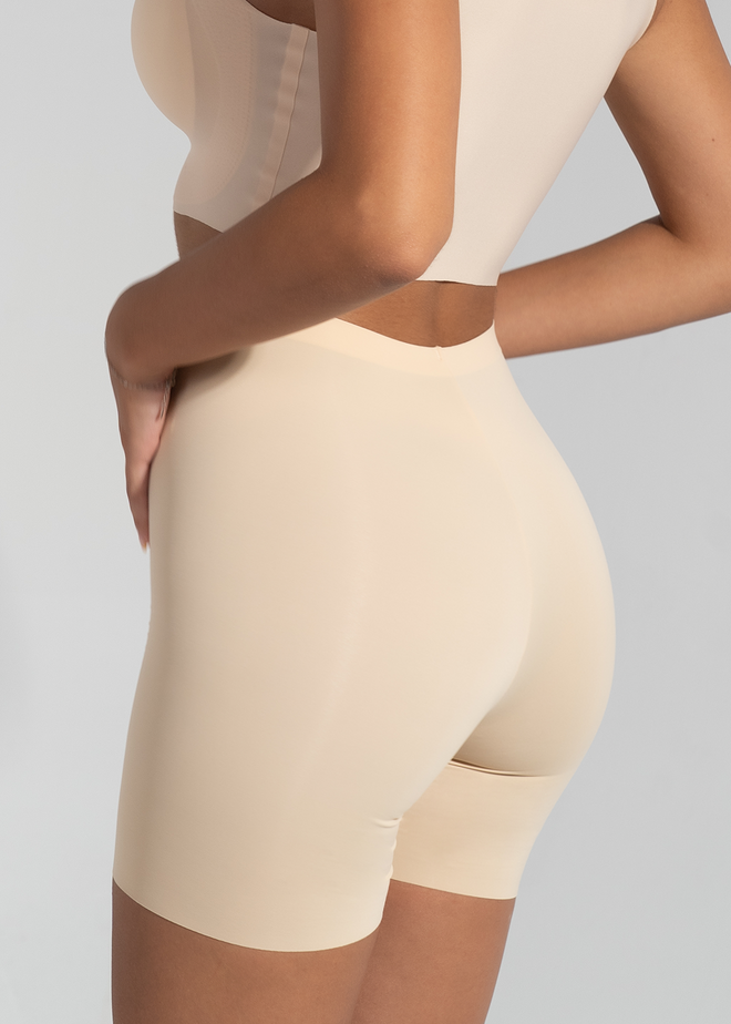 Beige Anti-Chafing Shorts