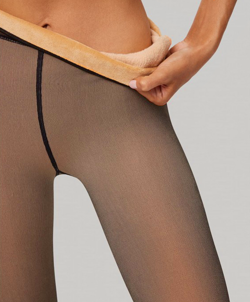 Collants Térmicos Efeito Transparente