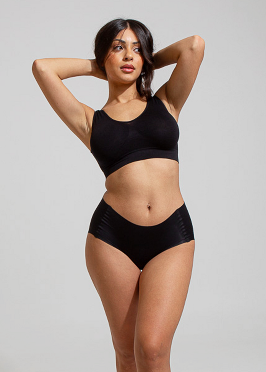 Top Seamless Sculpt Negro