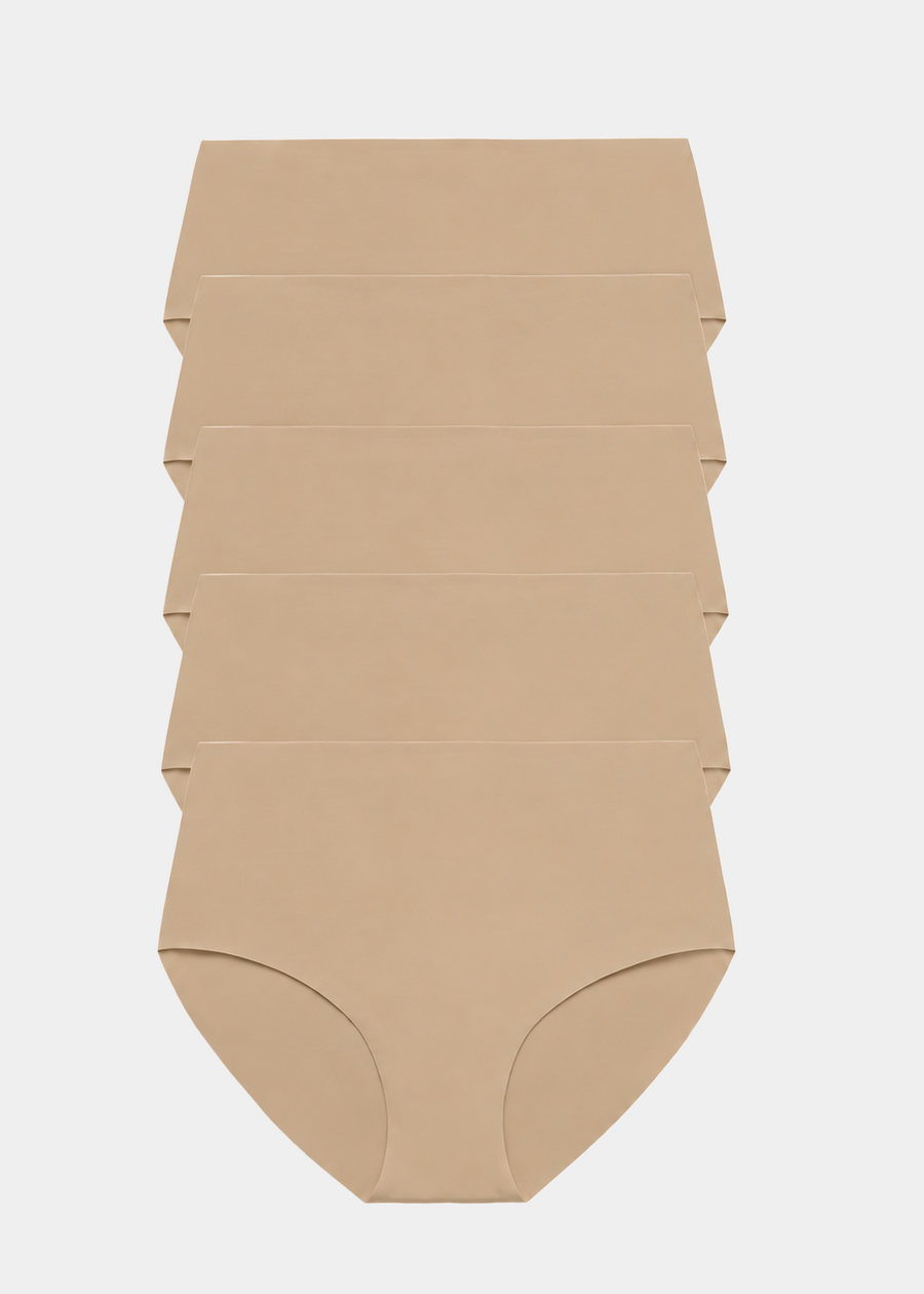 Pack 5 Braguitas moldeadoras nude