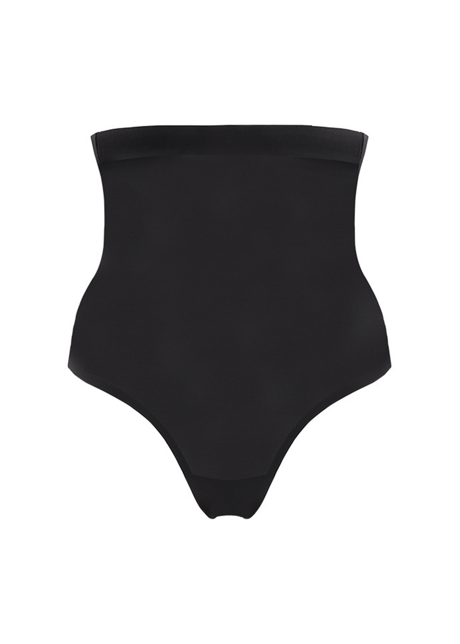 Invisible minimizing thong, black