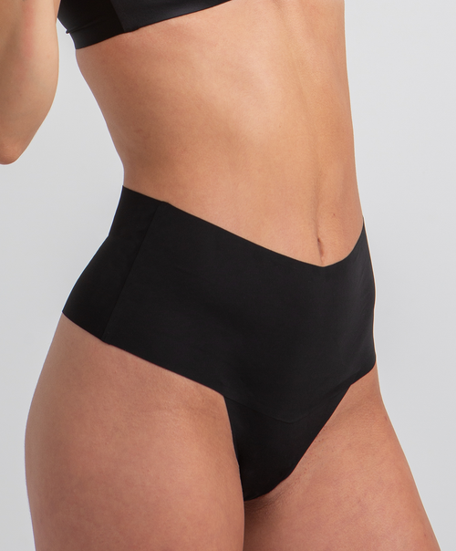 Tanga invisible moldeador Negro