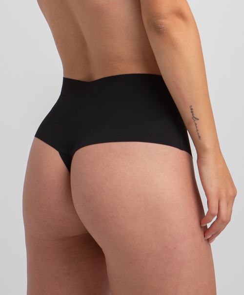 Tanga invisible moldeador Negro