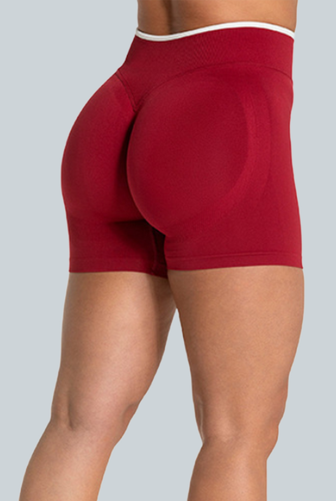 Short Glúteo Lift Burdeos 10cm