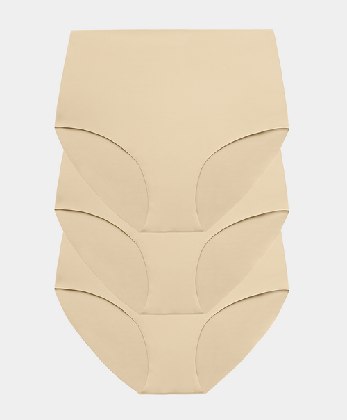 Pack 3 Braguitas moldeadoras marfil