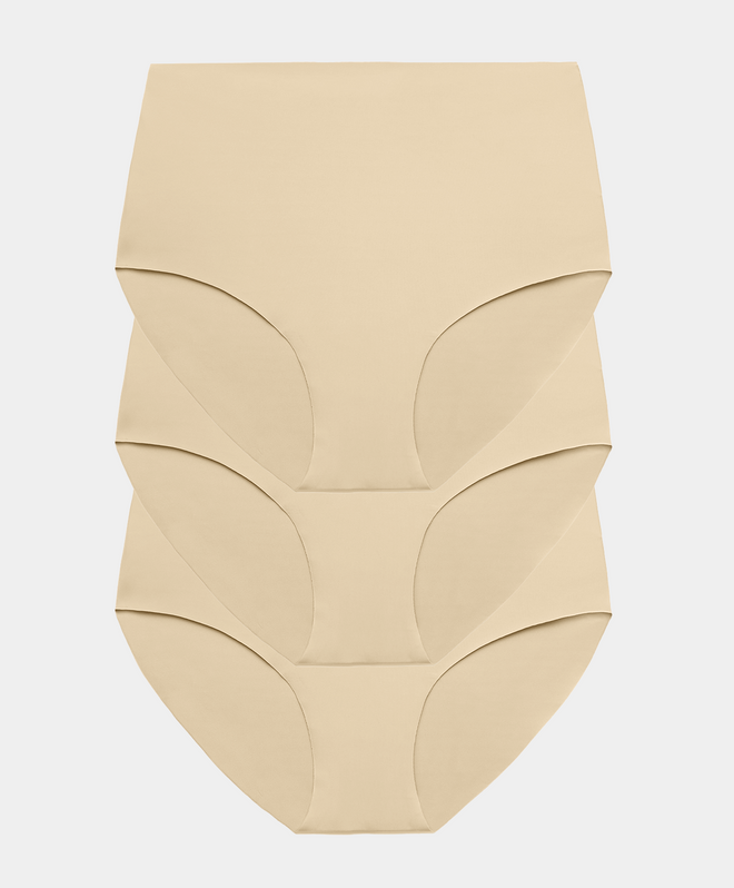 Pack 3 Braguitas moldeadoras marfil