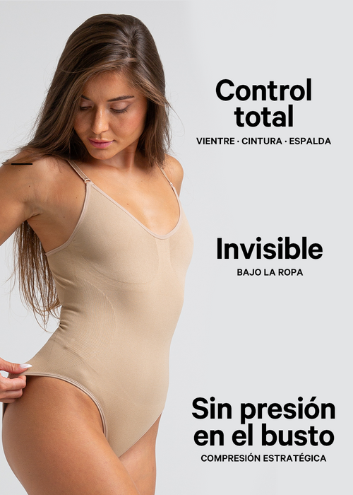 Total Control Beige Body Shaper