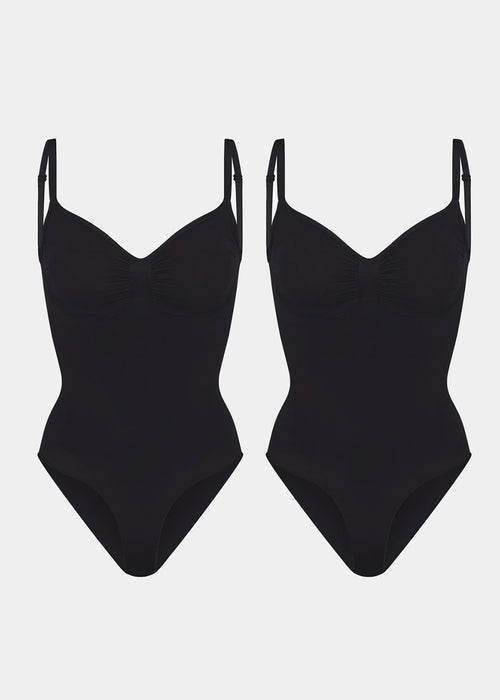 Pack 2 Bodies Reductores Negros Control Total