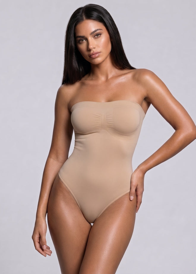 Body Reductor Palabra De Honor Con Tirantes Extraibles Nude
